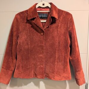 Saguaro Women's Leather Blazer Caramel